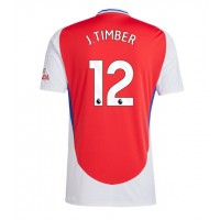 Arsenal Jurrien Timber #12 Fußballbekleidung Heimtrikot 2024-25 Kurzarm